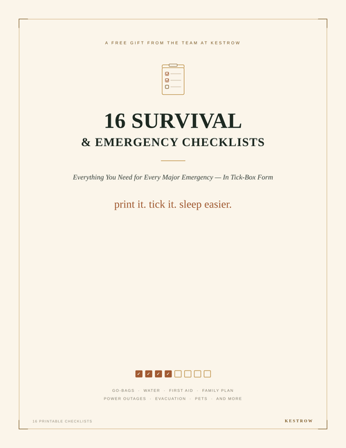 16 Survival Checklists