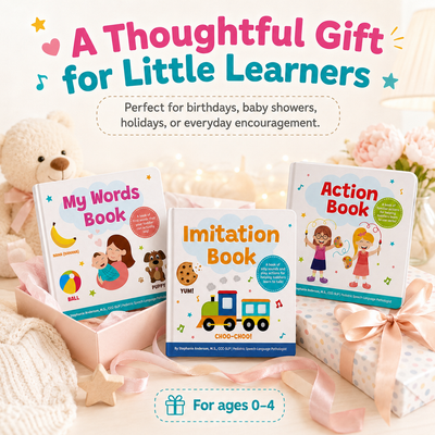 Early Speech Starter Bundle — 3 Books for Ages 0–4, Created by a Pediatric SLP
