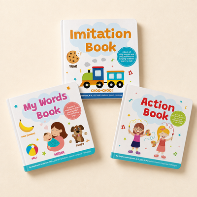 Early Speech Starter Bundle — 3 Books for Ages 0–4, Created by a Pediatric SLP