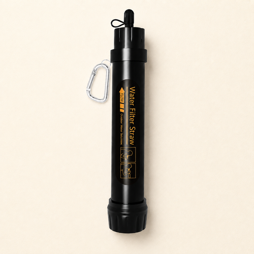 Kestrow HydroGuard™ Portable Water Filter Straw for Survival, Camping & Emergency