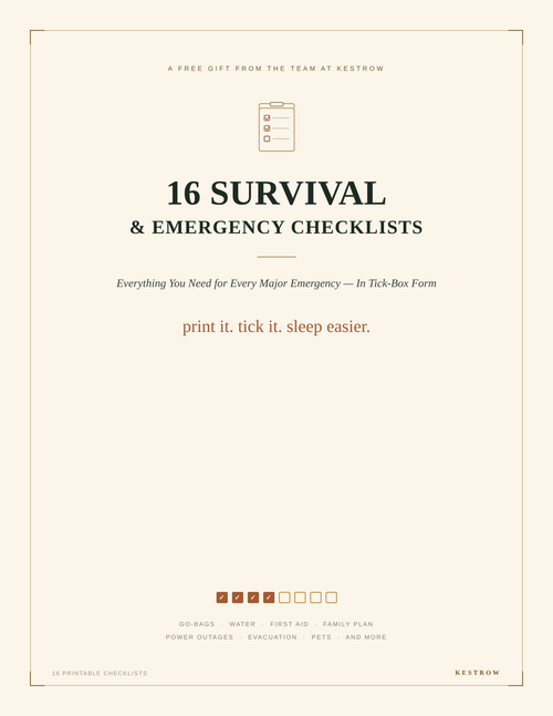 16 Survival Checklists