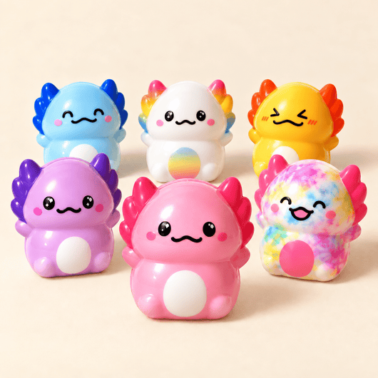 Axolotl Mystery Squishies — Slow-Rise Blind Box Collection - Kestrow