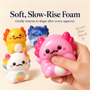 Axolotl Mystery Squishies — Slow-Rise Blind Box Collection