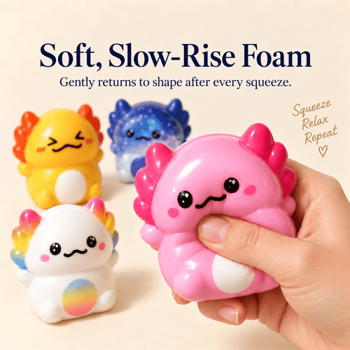 Axolotl Mystery Squishies — Slow-Rise Blind Box Collection