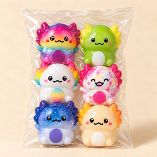 Axolotl Mystery Squishies — Slow-Rise Blind Box Collection