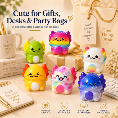 Axolotl Mystery Squishies — Slow-Rise Blind Box Collection - Kestrow
