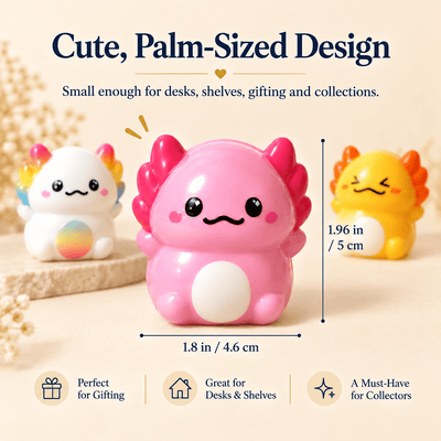 Axolotl Mystery Squishies — Slow-Rise Blind Box Collection - Kestrow
