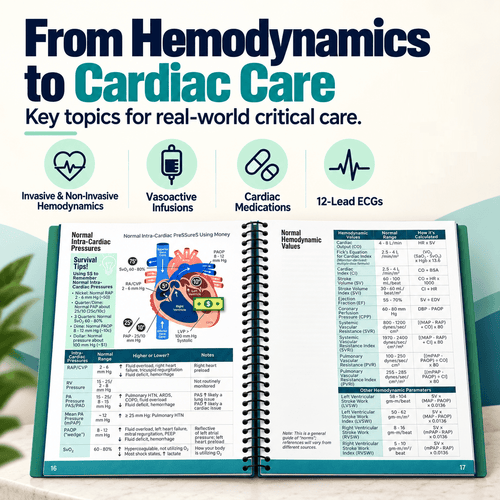 Critical Care Survival Guide – Spiral-Bound ICU Quick Reference
