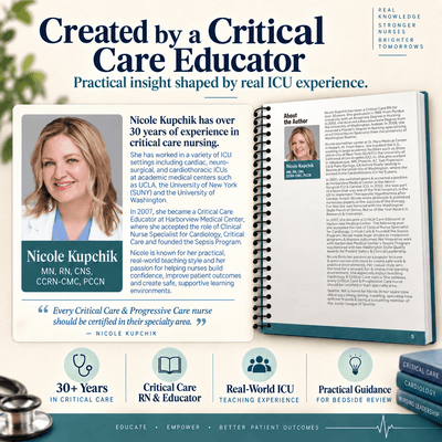 Critical Care Survival Guide – Spiral-Bound ICU Quick Reference - Kestrow