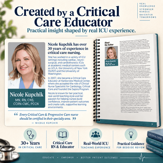 Critical Care Survival Guide – Spiral-Bound ICU Quick Reference - Kestrow