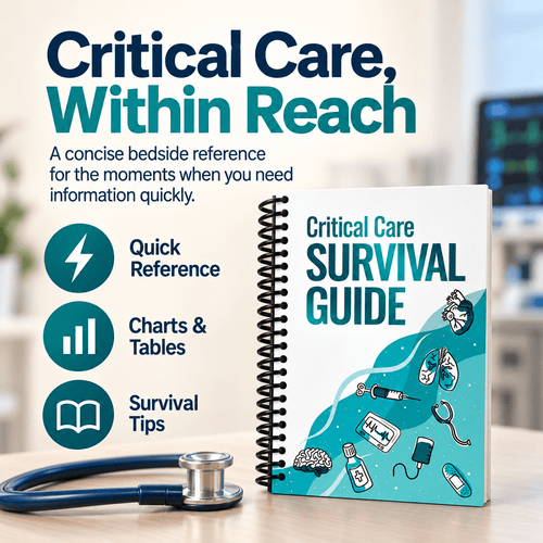 Critical Care Survival Guide – Spiral-Bound ICU Quick Reference